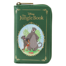 The Jungle Book (1967) - Book 4 inch Faux Leather Zip-Around Wallet