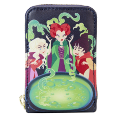 Hocus Pocus - Sanderson Sisters Cauldron Glow in the Dark 3 inch Faux Leather Accordion Wallet