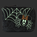 Disney - Minnie Mouse Spider Glow in the Dark 4 inch Faux Leather Accordion Wallet