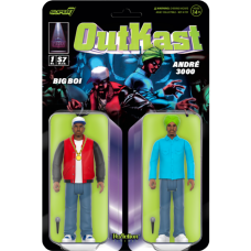 OutKast - Big Boi & Andre 3000 ATLiens ReAction 3.75 inch Action Figure 2-Pack