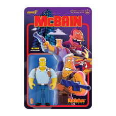 The Simpsons: McBain - McBain Reaction 3.75 Inch Action Figure