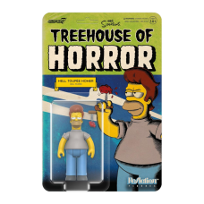 The Simpsons - Hell Toupee Homer ReAction 3.75 Inch Action Figure (Wave 4)