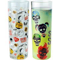 Suicide Squad (2016) - Skulls and Pattern Tumbler Set of 2