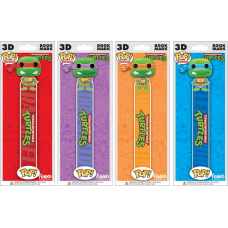 Teenage Mutant Ninja Turtles - 3D Bookmark (Set of 4)