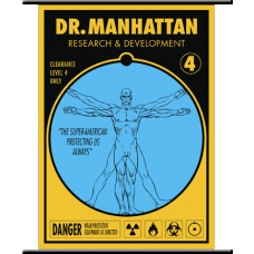 Watchmen - Dr Manhattan Wall Scroll